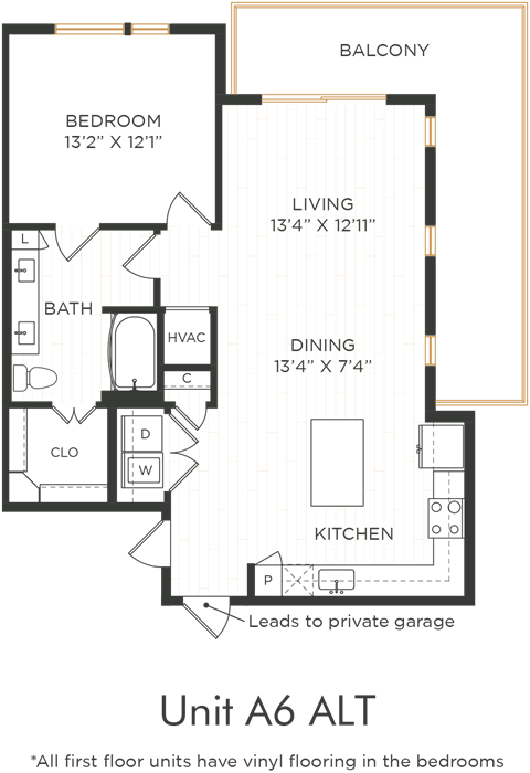 Astra Avery Ranch Apartments A6 Alt Floor Plan